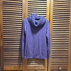 PUMA Purple Cowl Neck Sweater